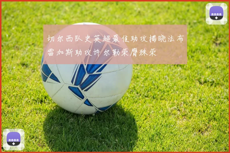 切尔西队史英超最佳助攻揭晓法布雷加斯助攻许尔勒荣膺殊荣